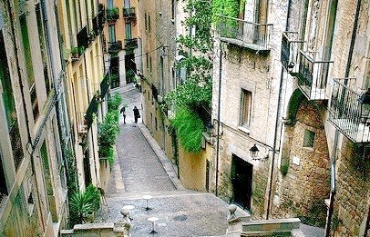 Steep Stairs, Girona, Spain