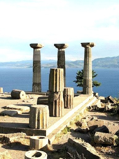 Temple of Athena in Assos, Turkey
