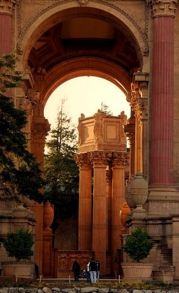 Palace of Fine Arts in San Francisco / USA