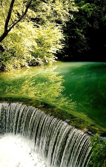 Krupaj karstic spring, a natural monument in Serbia