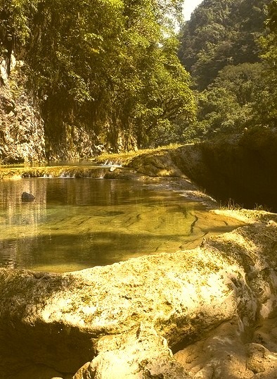 Natural pools in Semuc Champey Valley, Alta Verapaz, Guatemala